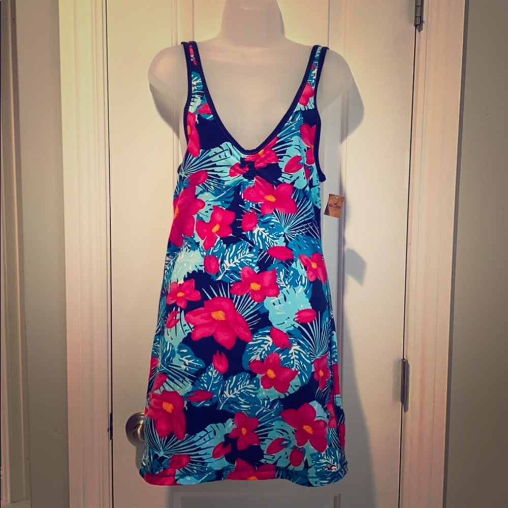 Short floral sun dress